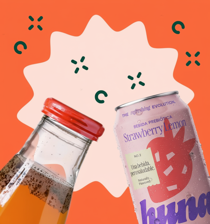 Mocktails prebióticos: recetas con Huna